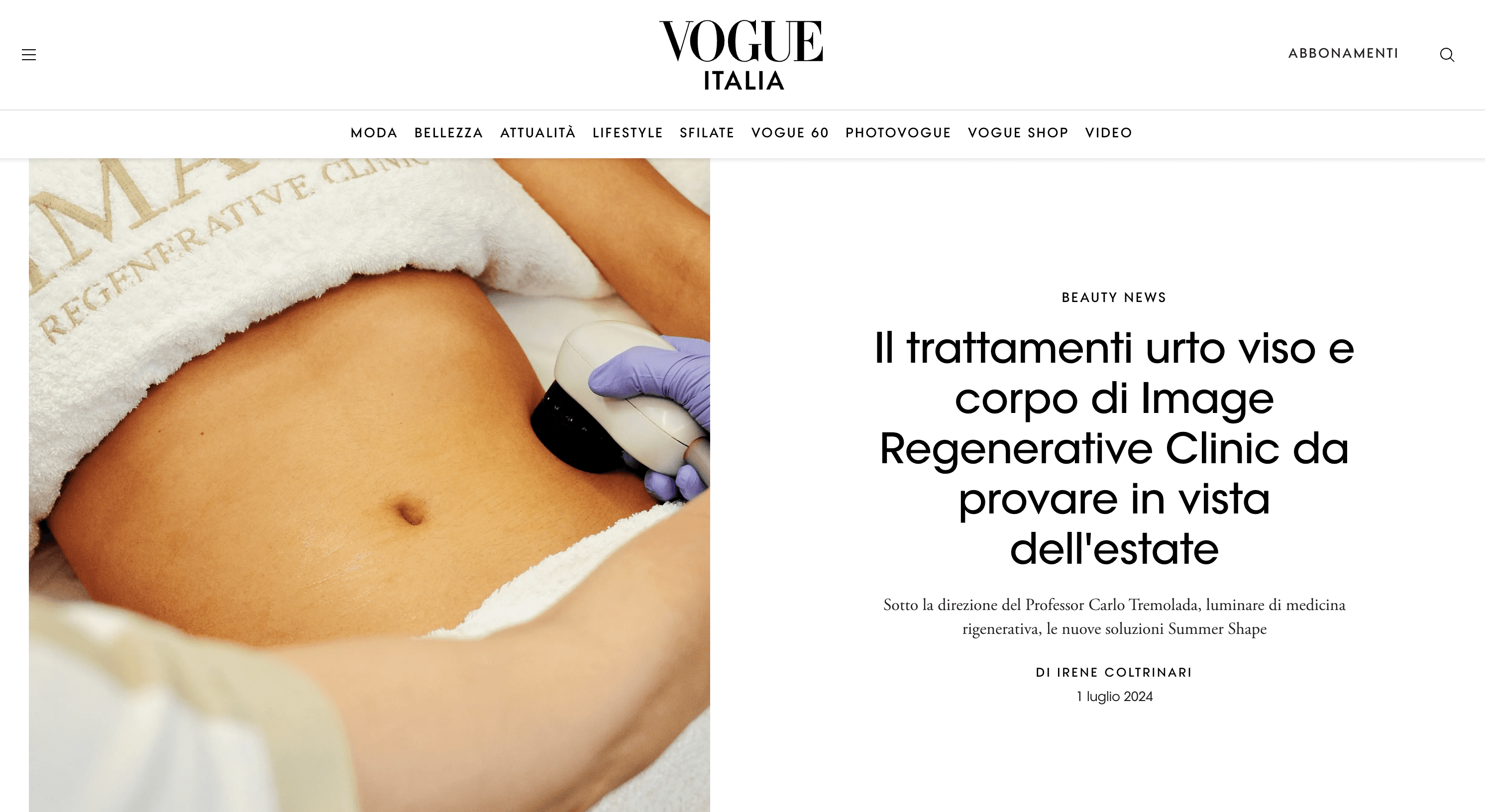 Image Regenerative Clinic's Impact Treatments for Face and Body to Try Before Summer