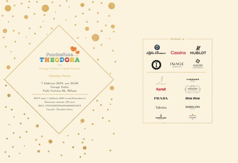 Theodora Charity Party - Garage Italia