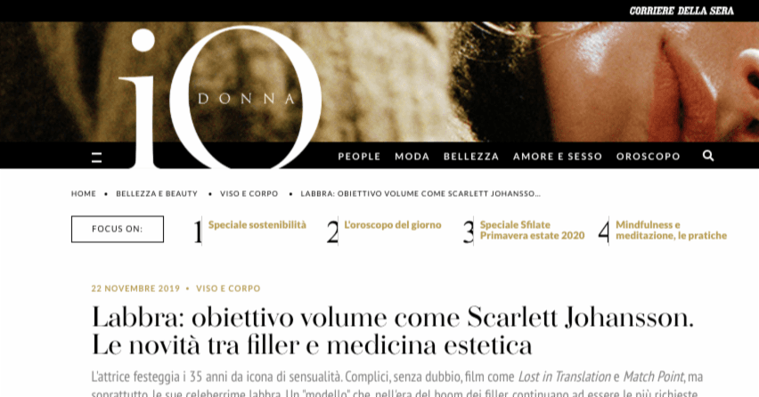 Lips: Achieving Volume like Scarlett Johansson. Latest Developments in Fillers and Aesthetic Medicine