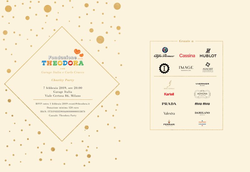 Theodora Charity Party - Garage Italia